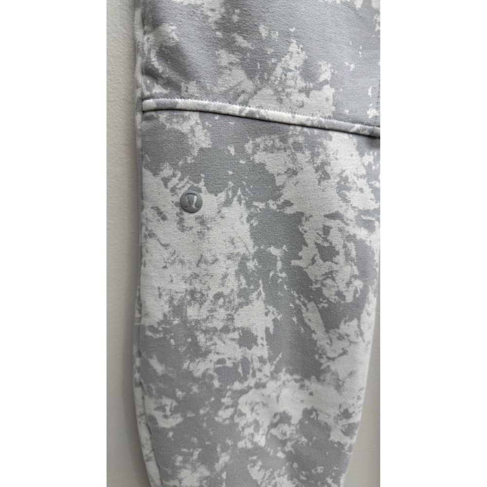 Lululemon Mens City Sweat Jogger Pants Grey White Marble Tie Dye Small - Picture 4 of 8